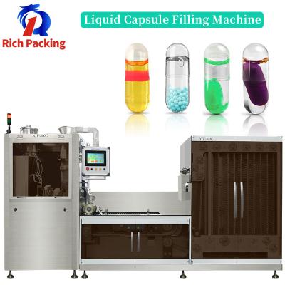 China SGS Automatic Oil Filler Gelatin Capsule Liquid Filling Machine for sale