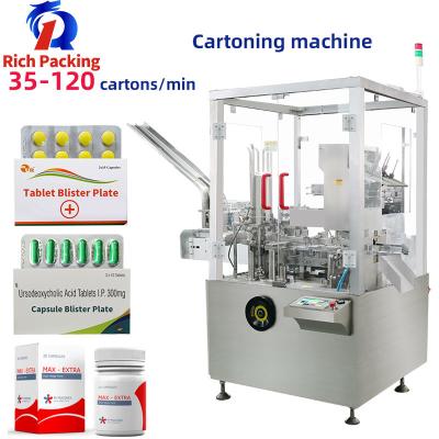 China Fully Automatic Carton Box Packaging Packing Cartoning Machine Convenient Maintenance And Repair for sale