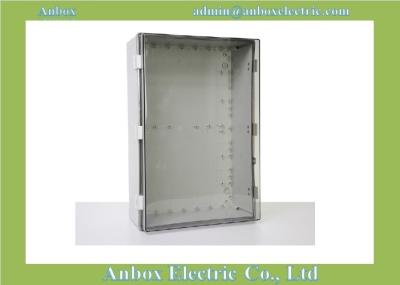 China 600x400x220mm ip66 PC clear waterproof hinged plastic box hinged box for sale