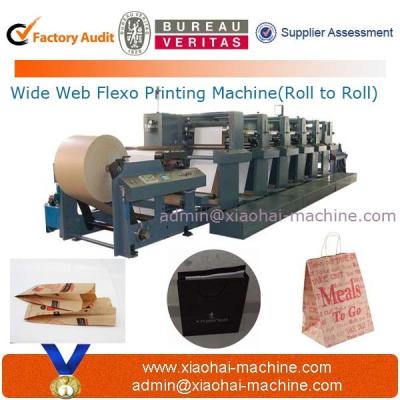 China Wide web flexographic printing machine process for sale