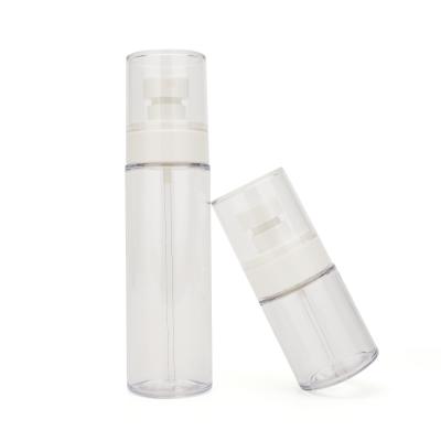 China Customized Empty Plastic Spray Bottles 100ml 50ml 120ml White Color for sale