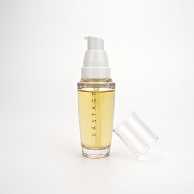 China 30ml 120ml Plastic Lotion Bottle High Transparency Recyclable Cosmetic Packaging for sale