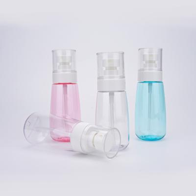 China 80ml 100ml Cosmetic Plastic Spray Bottles For Face Toner Moisturizing for sale