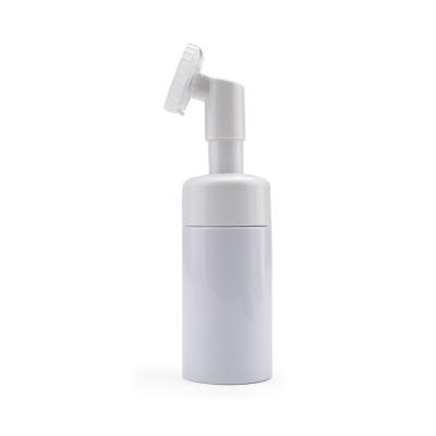 China Customized 100ml  PET Foam Pump Bottle With Silicone Brush for sale