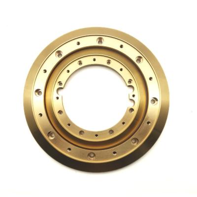 China Precision CNC Machined Brass Parts Prototype CNC Milling Ra0.4-1.6 for sale