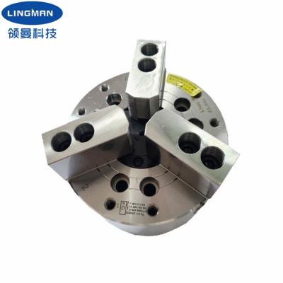 China Hot Selling Solid 5 6 8 10 12 Inches Cnc Power Chuck 3 Jaw Hydraulic Lathe Chuck en venta