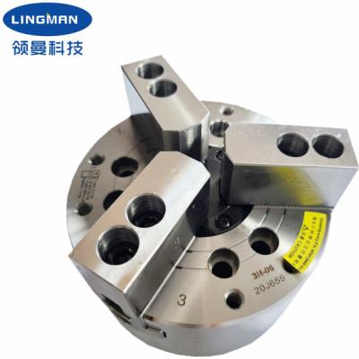 China High Speed 3 Jaw Soft Jaw Hydraulic Power Collect Chuck For CNC Lathe Machine en venta