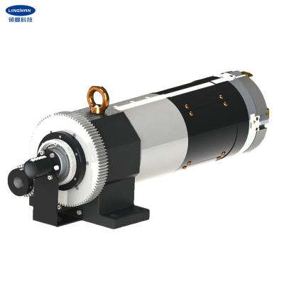 China Rear Rotary Pneumatic 4 Jaw Self Centering Lathe Chuck for sale
