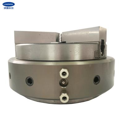 China Big Stroke Front Mounted Pneumatic Chuck For CNC Lathe for sale