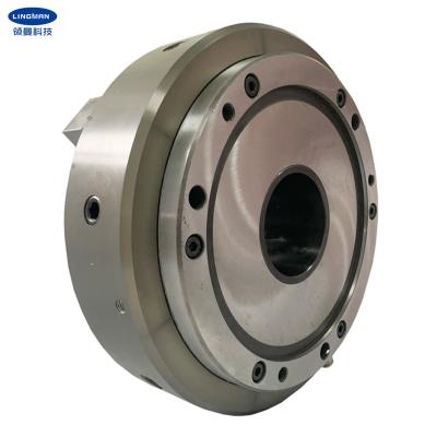 China Through Hole Three Jaw Front Mounted Pneumatic Chuck Stainless Steel Chuck for sale