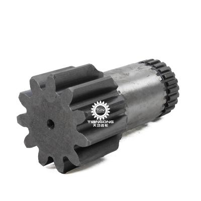 Chine E 306E Pièces de rechange pour les excavateurs Arbre du pignon Arbre 11/24T 386-6644 Pièces de rechange pour les balances à vendre