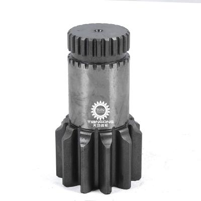 中国 E 306E Excavator Spare Part Shaft Pinion Shaft 11/24T 386-6644 Swing Spare Parts 販売のため