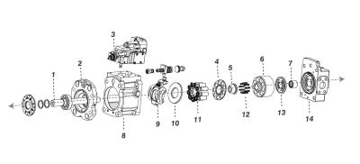Κίνα Ανεμιστήρας K3V63-102R-1F29 Υδραυλική αντλία 4633472 για Εκσκαφέα ZX470-3/ZX450-3 προς πώληση