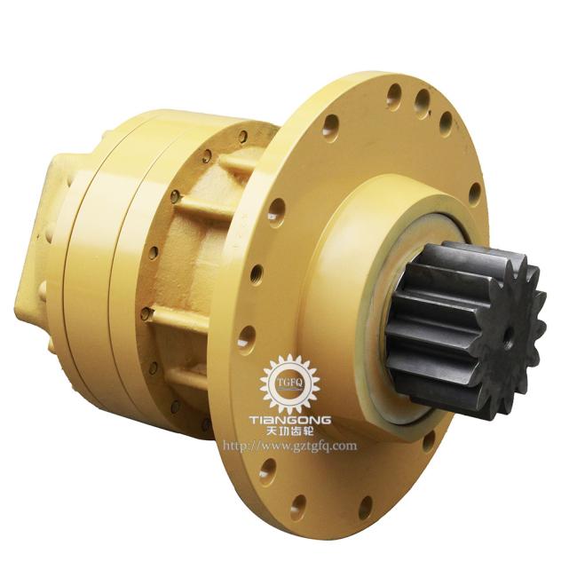 Gearbox assembly showing planetary gear system