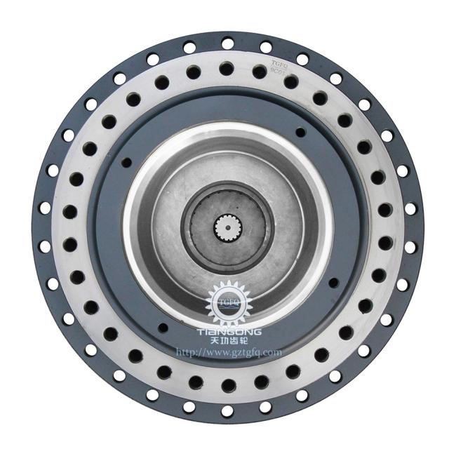 TRACK DRIVE EC750D travel gearbox component view