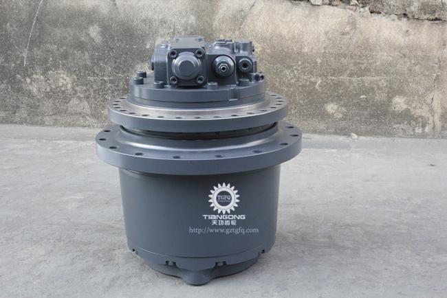JCB hydraulic motor assembly view