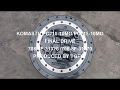PC210-10MO final device 708-8F-31320 L/ 708-8F-31570 R Excavator Travel Device Assy Komastu