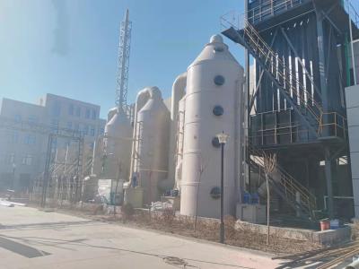 China Saudi Arabia Gas Absorption Tower Chemical Recycling Wet Scrubber System for sale