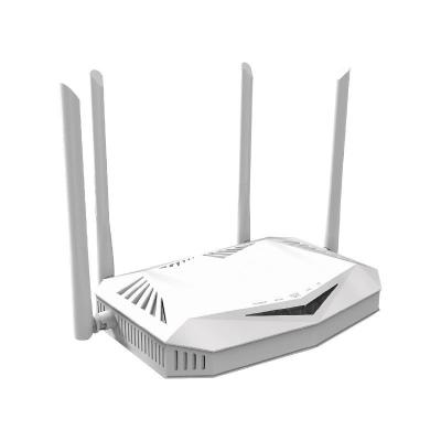 China Fiber Optic Modem Router Dual Band Gigabit Long Range AX1800 Wireless Wifi Router For Large Homes for sale