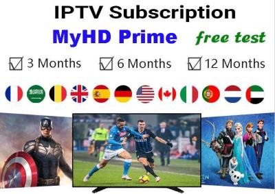 China IPTV Subscription Sports Adult 18+ M3U 5000+ Live TV 20000+ VOD for sale