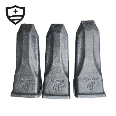 China Black Steel Forged Bucket Teeth For Wheel Loader Attachments for sale