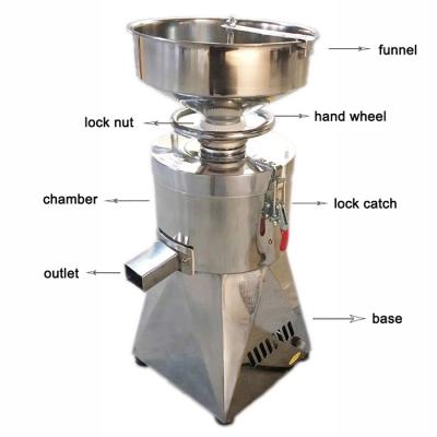 China 15kg/hour 1PH Peanut Paste Making Machine Small Home Use 1.1kw for sale