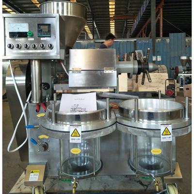 China 50hz 1ph Mustard Oil Filter Press Machine , 50kg/Hour Rapeseed Oil Press Machine for sale