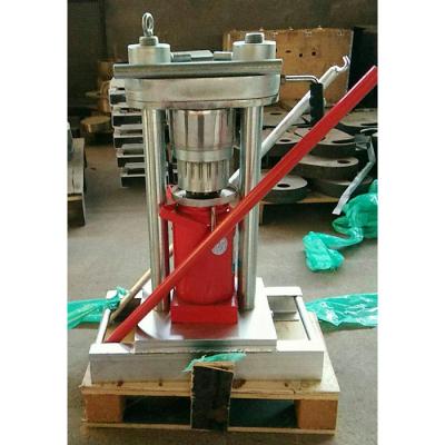 China 1PH 220V Hydraulic Cold Press Oil Machine , 0.75kg/Batch Mustard Oil Mill Machine for sale