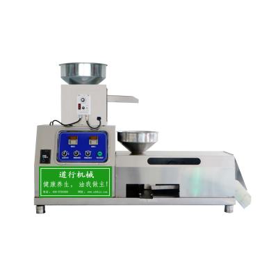 China prensa caliente fría de acero del tornillo 4KW de la máquina de la prensa de aceite de semilla de 25Kg/H 80Kg en venta