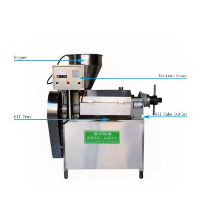 China 4kw 70kg/Hr Palm Kernel Oil Extraction Machine Stainless Steel 220V for sale