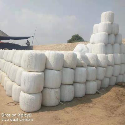 China 30mic Thick Bale Wrap Film 76mm Inner Core PE Silage Stretch 750mm Witdth for sale