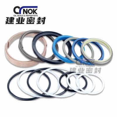 China Excavator Hydraulic Cylinder Seal Kit Bucket Boom Hydraulic Cylinder Repair Kits 2438U1096R300 2438U716R140 SK60-8 for sale