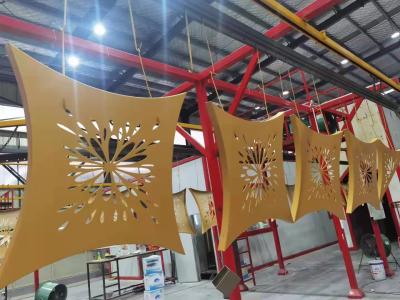 China Perforated Carved Aluminum Veneer for Decoration Wall, Metal Veneer Panel à venda