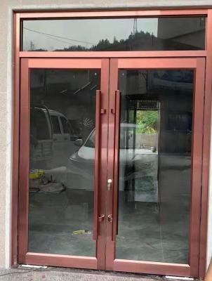 China Silver Automatic Door System with Stainless Steel Door Handle zu verkaufen