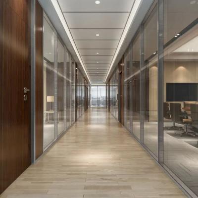 China 10mm Glass Partition Wall Room Dividers for Office for sale