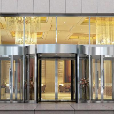 China Two Working Models Automatic Revolving Door Range Automatic Packaging Details en venta