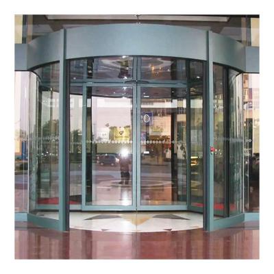 China Wind and Water Resistant Automatic Revolving Door Power Driven Fast Shipping Included à venda