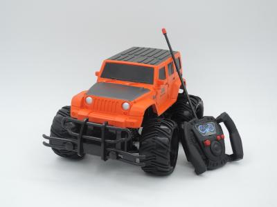 China Off Road Remote Control Jeep Toy Orange Color , RC Remote Control Vehicle for sale