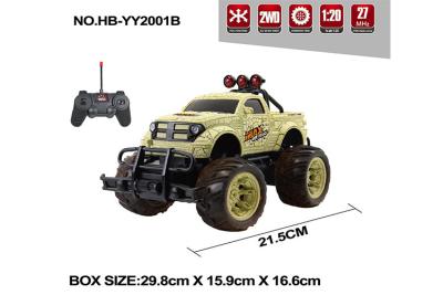 Chine Fréquence à télécommande de la jeep 27MHz de Bigfoot RC des jouets des enfants multi de couleur à vendre
