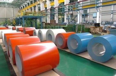 China Custom ASTM A792 Color Coated Steel Coil PPGI Color Coated Steel Coil for sale