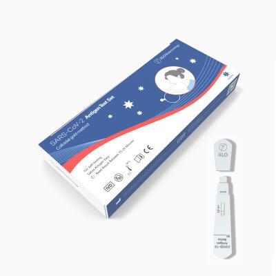 China Class III Antigen Rapid Test Kit For SARS-CoV-2 1 Test / Box for sale