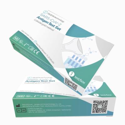 Chine Kit d'auto-test d'antigène de 15 à 20 minutes Collecteur d'échantillons de salive SARS-CoV-2 1 test/boîte à vendre