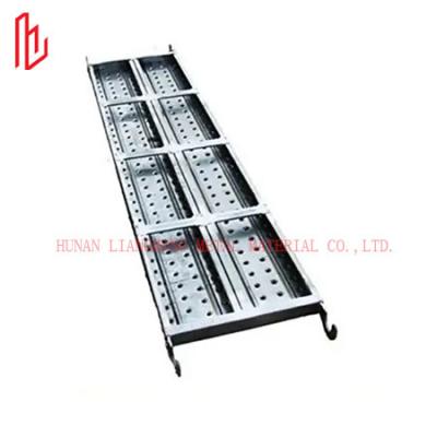 China Horn On Steel Scaffold Boards 420*45mm Metal Scaffolding Catwalk à venda
