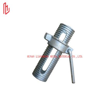 China Steel Scaffolding Prop Accessories 200mm 230mm Length Prop Nut And Sleeve for sale