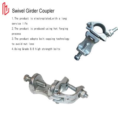 China Q235 British Swivel Girder Coupler BS1139 EN74 Standard Scaffolding Sleeve Coupler for sale