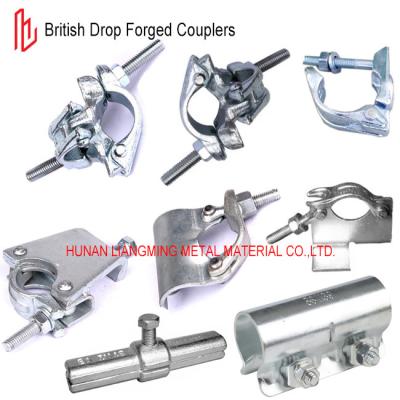 China Q235 Steel Scaffolding Double Couplers BS1139 EN74 Drop Forged Scaffold Joint Coupler for sale