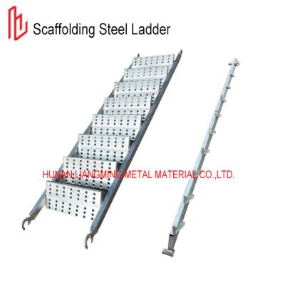 China carbon steel Q235 Step Ladder On Scaffolding Galvanized  ISO SGS certificated for sale