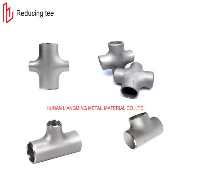 China Seamless Reducing Tee / Reducing Cross Butt Welded Pipe Fittings for sale