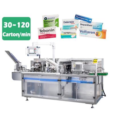 China Automatic Horizontal Bottle Cartoning Machine For Pharmaceutical Pill Blister Plate zu verkaufen