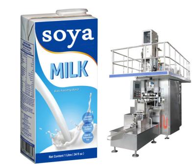 China 125ml Aseptic Brick Carton Filling Machine Beverage Packaging Machine for sale